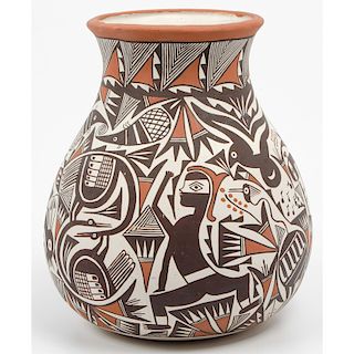 Figural Acoma Pottery jar
