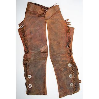 Leather Shotgun Chaps with North and Judd Buckle