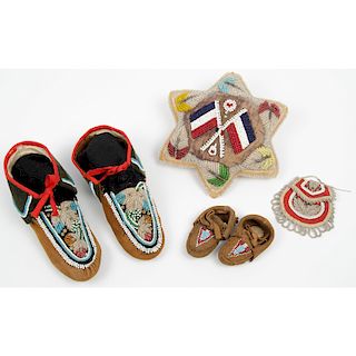 Annishinabe Beaded Whimsies and Moccasins