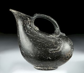 Hellenistic / Roman Terracotta Blackware Askos w/ TL