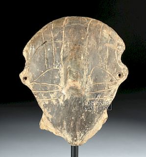Neolithic Vinca Clay Head w/ Incised Design, TL Test