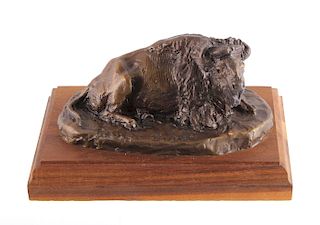Bob Scriver Original Bronze Sculpture Paul's Bull