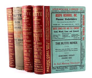 1925-28 Butte Montana Polk Directory Collection