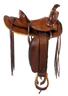 Pat Connolly Billings, MT Western Style Saddle