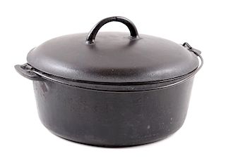 Early "Slant Erie" Griswold No. 9 Dutch Oven