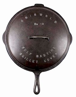 Griswold No. 12 Self Basting Skillet With Cover