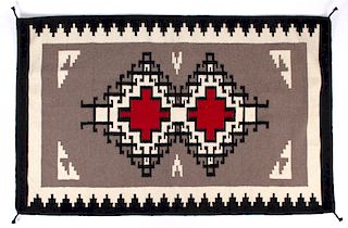 Navajo Native American Klagetoh Pattern Wool Rug