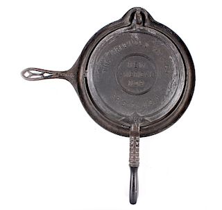 Griswold "New American" No. 9 Waffle Iron-Low Base