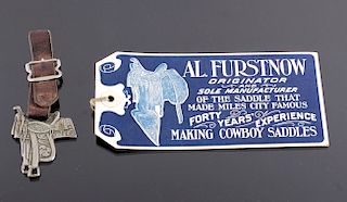 Al Furstnow Saddle Watch Fob and Shipping Tag