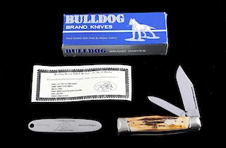 Bulldog Brand German Folding Pocket Knife NIB