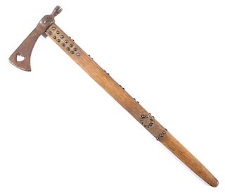 Plains Indian French Trade Pipe Tomahawk