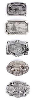Great Falls MT Belt Buckle Collection