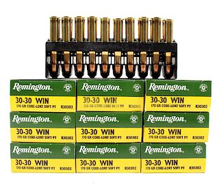180 Un-Fired Rounds of Remington .30-30 Win 170gr