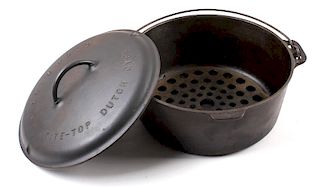 Griswold Number 10 Tite-Top Dutch Oven