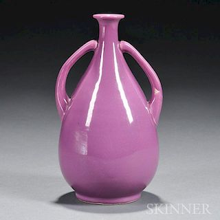 Purple-glazed Bottle Vase