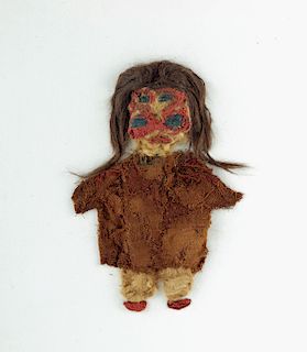 Ancient Paracas Textile Child's Doll - Extremely Rare!