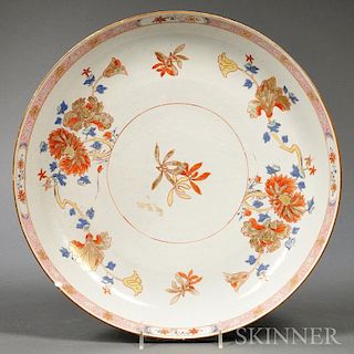Famille Rose Imari-style Export Charger