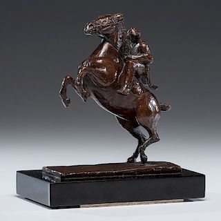 Equestrian Bronze by Tom Hewlett