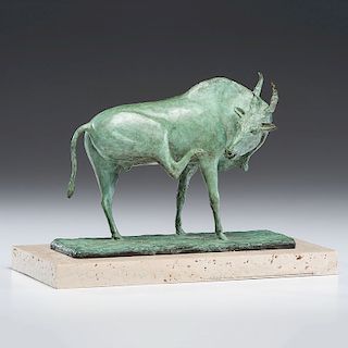 Bronze Eland by Tom Hewlett