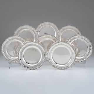 Georgian Sterling Dinner Plates