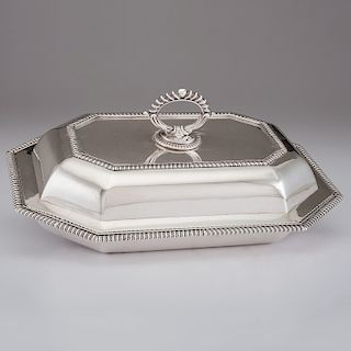 George III Sterling Covered Dish