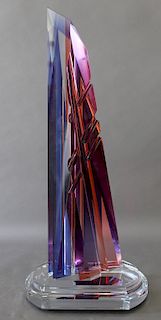 Large Lucite Sculpture by Barry Richman