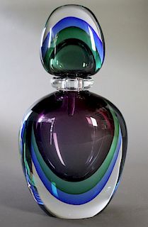 Murano Sommerso Oversize Perfume Bottle
