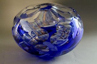 David Schwarz Art Glass Bowl