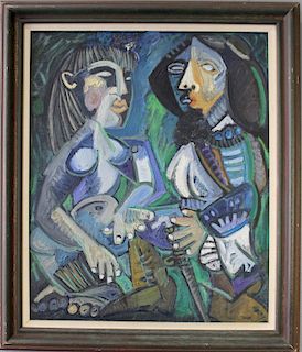 Jesus Gomez Fuertes, 1938-2006, Oil on Canvas