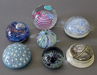 Group of 7 Paperweights