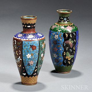 Two Cloisonne Vases