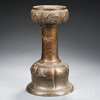 Bronze Pedestal Stand