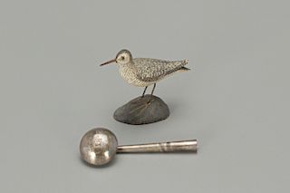 Miniature Shorebird and Whistle, A.J. Ditman (1884-1974)