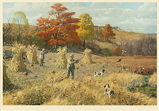 Aiden Lassell Ripley (1896-1969) Pheasant Shooting