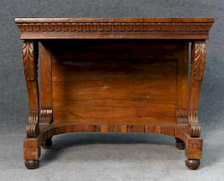 ROSEWOOD CONSOLE TABLE , ENGLISH C. 1825