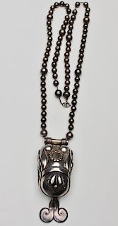 William Spratling Sterling Necklace with Pendant