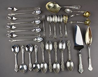 Estate Sterling Silver Grouping 28 Pieces.