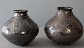 Two Large Mata Ortiz Pottery Vessels