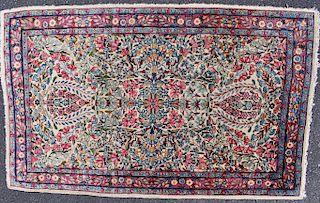 Semi-Antique Ishfahan Rug 35.5" x 58"