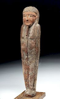 Tall Egyptian Wood Ptah Sokar Osiris, ex-Bonhams