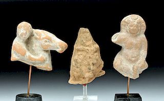 Lot of 3 Romano-Egyptian Terracotta Votives