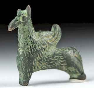 Miniature Archaic Greek Bronze Figure - Griffin