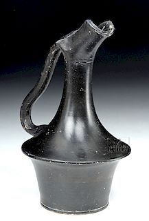 Greek Attic Black Glaze Oinochoe