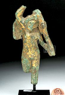 Roman Imperial Gilded Bronze Cupid / Eros