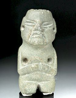 Olmec Greenstone Anthropomorphic Figure