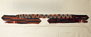 Lovely Sihuas Polychrome Textile Sash