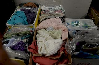 Five boxes of approximately 60 woman's blouses to include Caus Sport, Brownstone Studio New York, Stephanie Andrews, Draper's Studio...