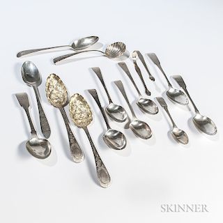 Group of British Sterling Silver Flatware