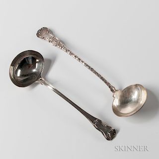 Two George III/IV Sterling Silver Punch Ladles
