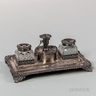 George III Sterling Silver Standish